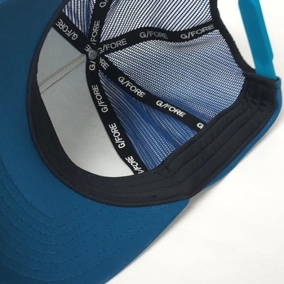 G/FORE Skull Trucker Hat Golf Cap Snapback Blue - Picture 9 of 16